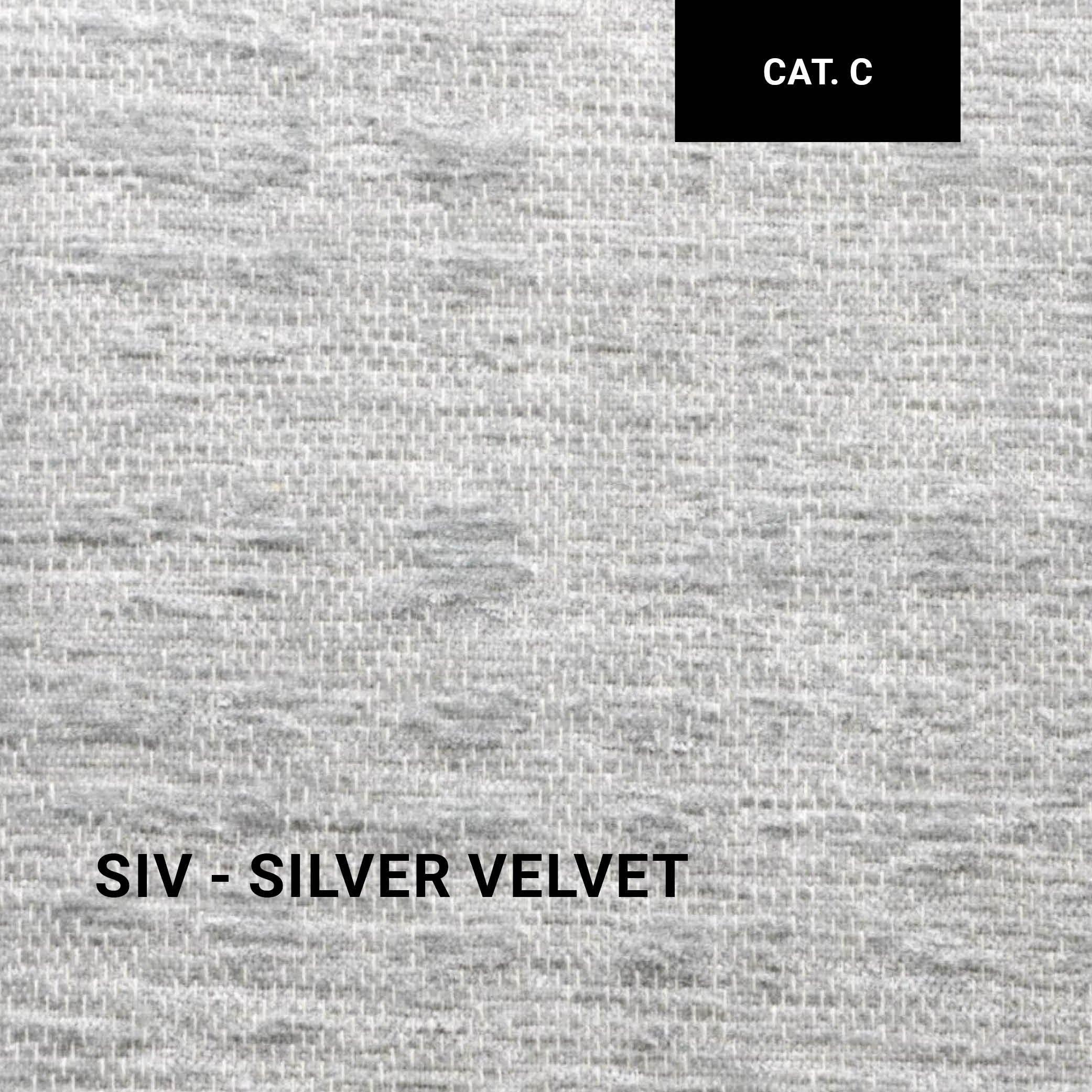 Royal Botania ORGANIX 04 in Silver Velvet – kühler Glanz in edler Textur für moderne Lounge-Atmosphäre