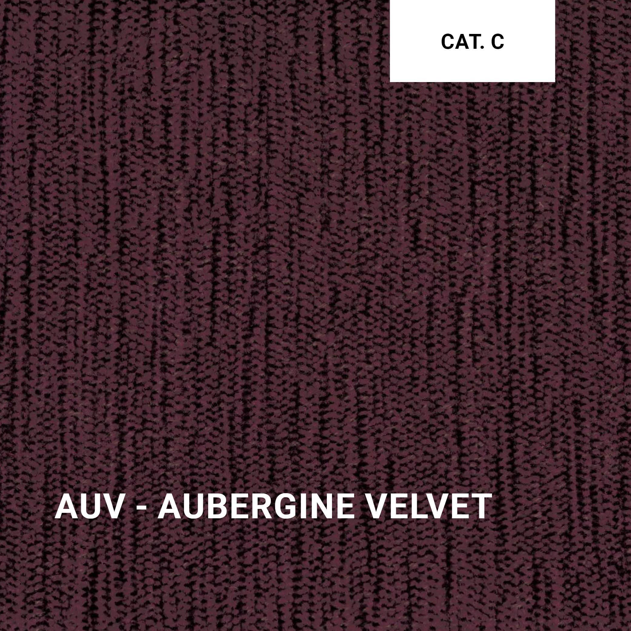 Loungeset ORGANIX 09 mit edlem Bezug in Aubergine Velvet – samtige Tiefe und kräftiger Farbton für stilvolle Loungezonen