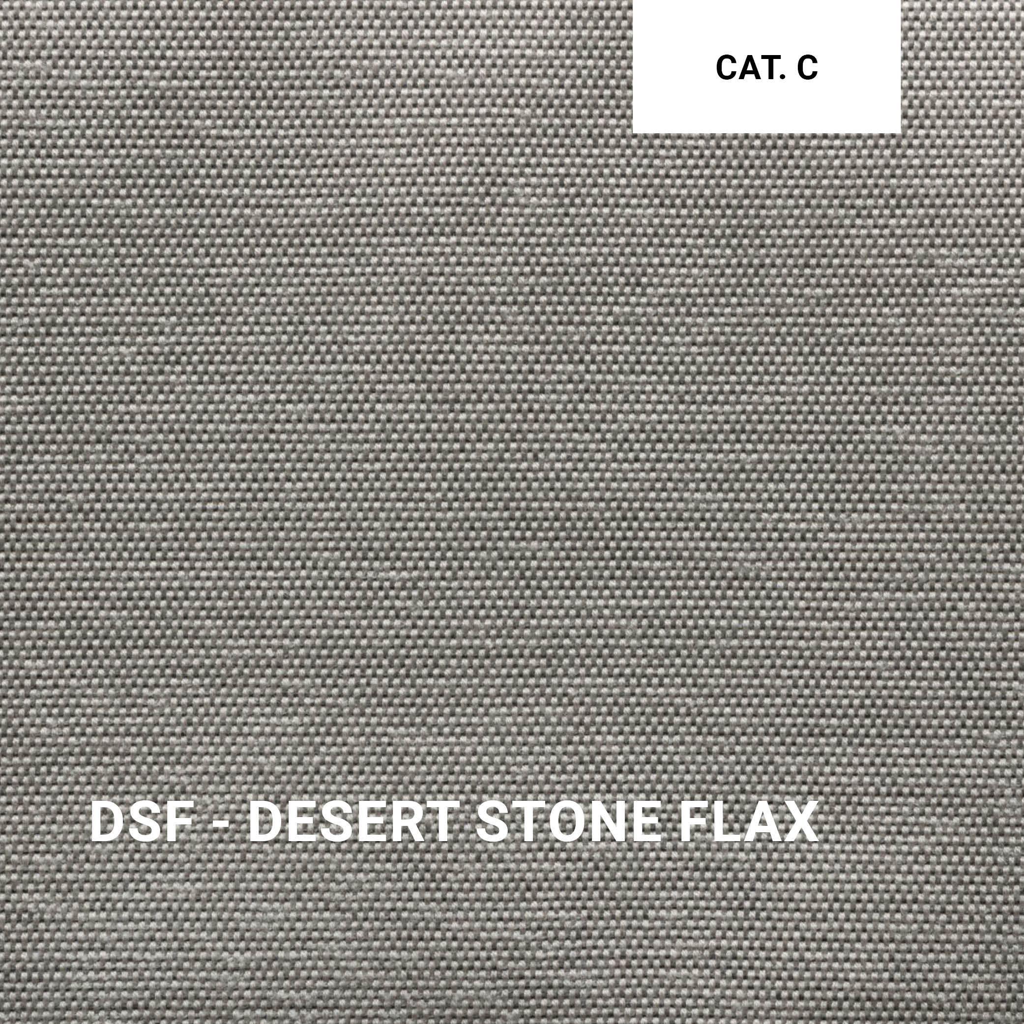 Loungeset ORGANIX 09 mit Stoff Desert Stone Flax – naturfarbener Outdoor-Stoff mit dezenter Struktur