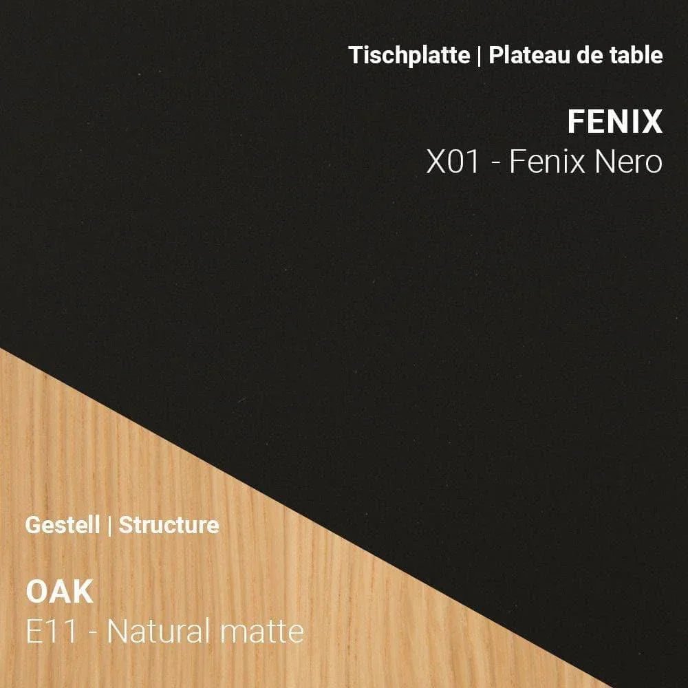 Mobitec - Arbeitstisch TRAVA T1611 - Fenix & Eiche - T1611-X01-E11-100/200 | Homestorys