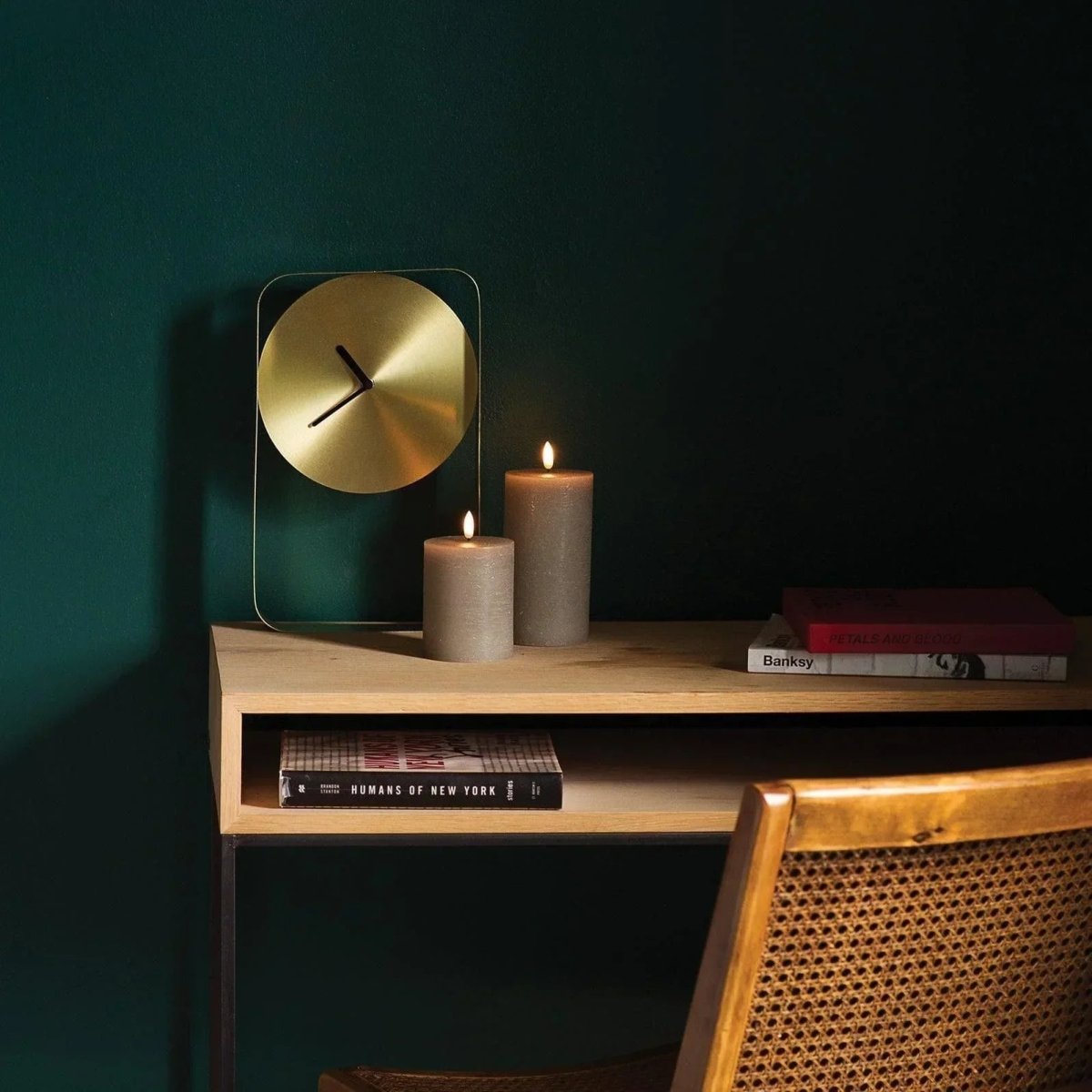 Piffany - Kerze PILLAR RUSTIC LED Uyuni - Sandstone Ø7.8 x 10cm - UL-PI-SA78010 | Homestorys