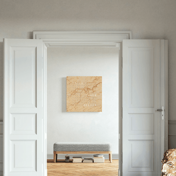 Qlocktwo - Wanduhr EARTH 90 DESERT -  | Homestorys