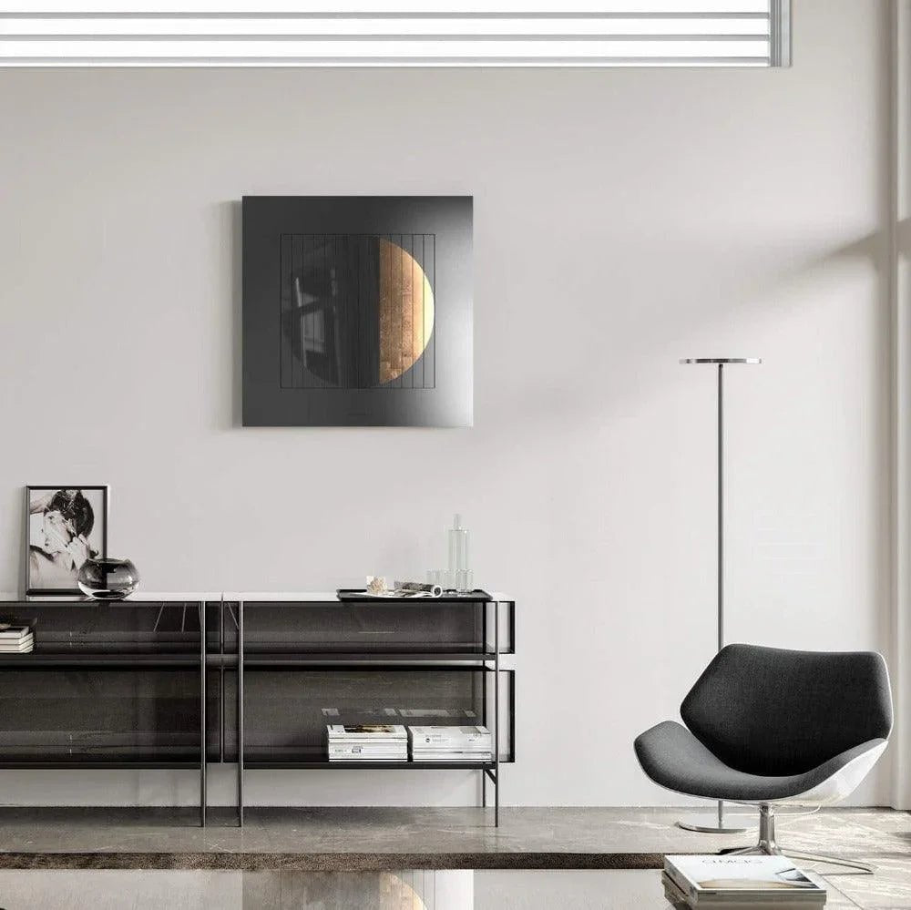 Qlocktwo - Wanduhr MOON MIDNIGHT -  | Homestorys