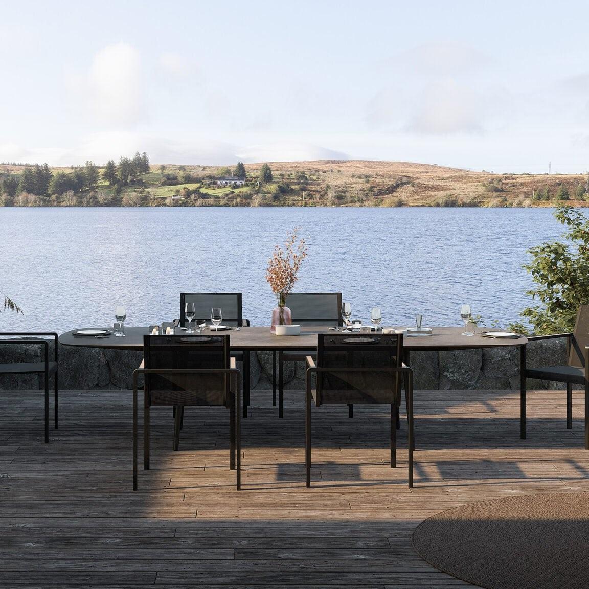 Royal Botania - Gartentisch STYLETTO 300 - STY 300SD CAZUM | Homestorys