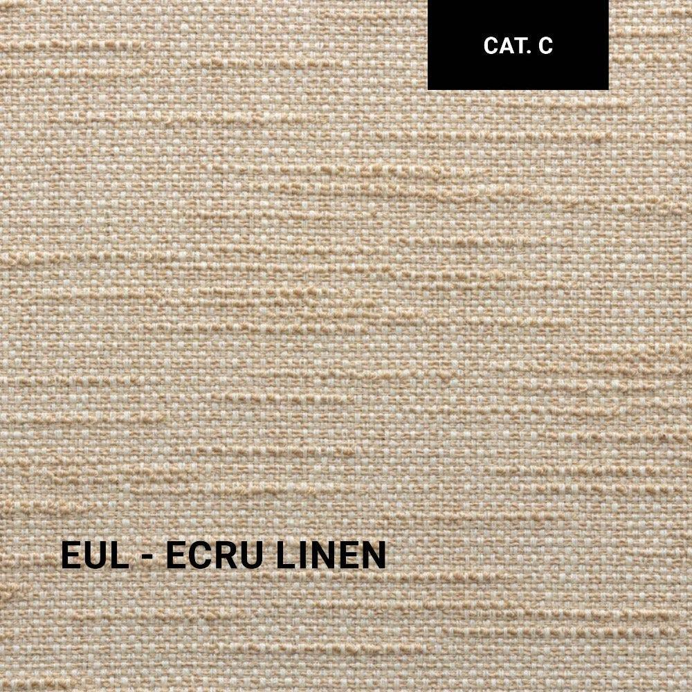 STYLETTO 55 von Royal Botania in Sand mit Ecru Linen – heller Leinenton für ruhige und natürliche Außenmöblierung