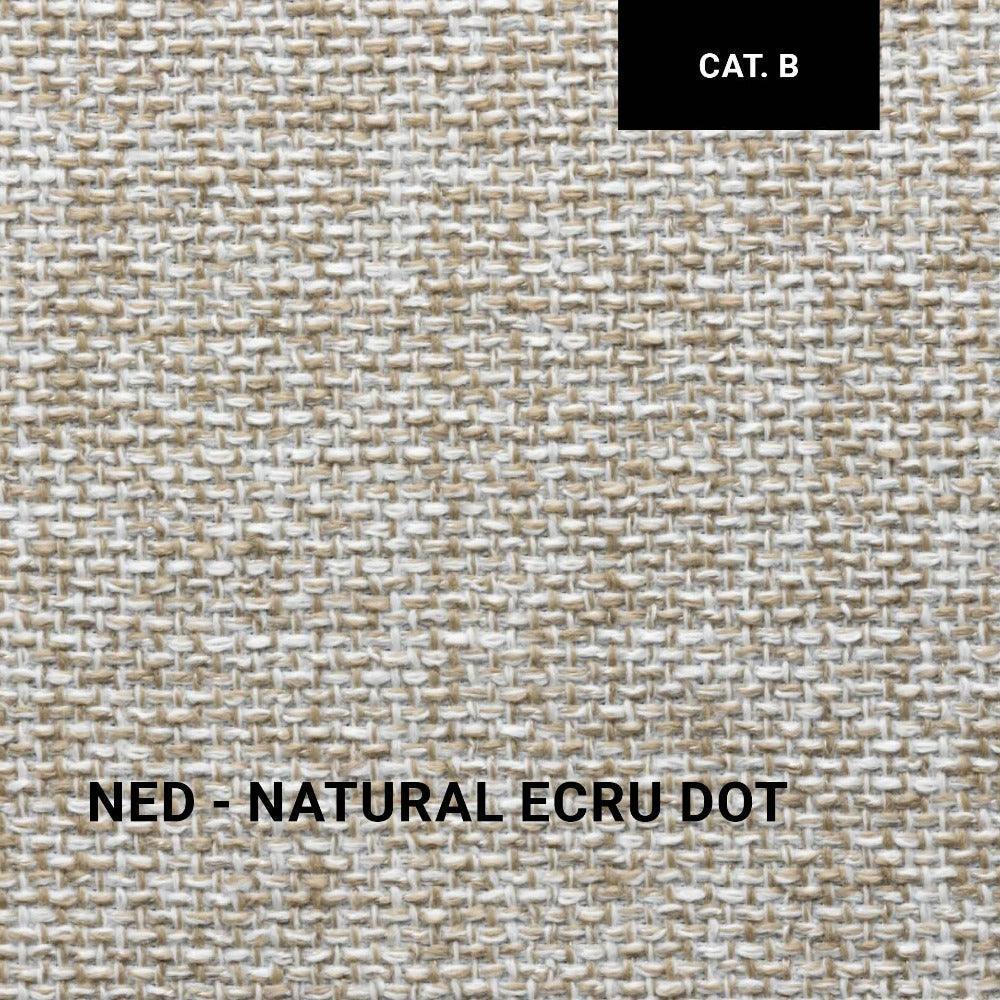 Stuhl STYLETTO 55 in Sand mit Natural Ecru Dot – textiler Charakter mit feinem Muster für stilvolle Gärten