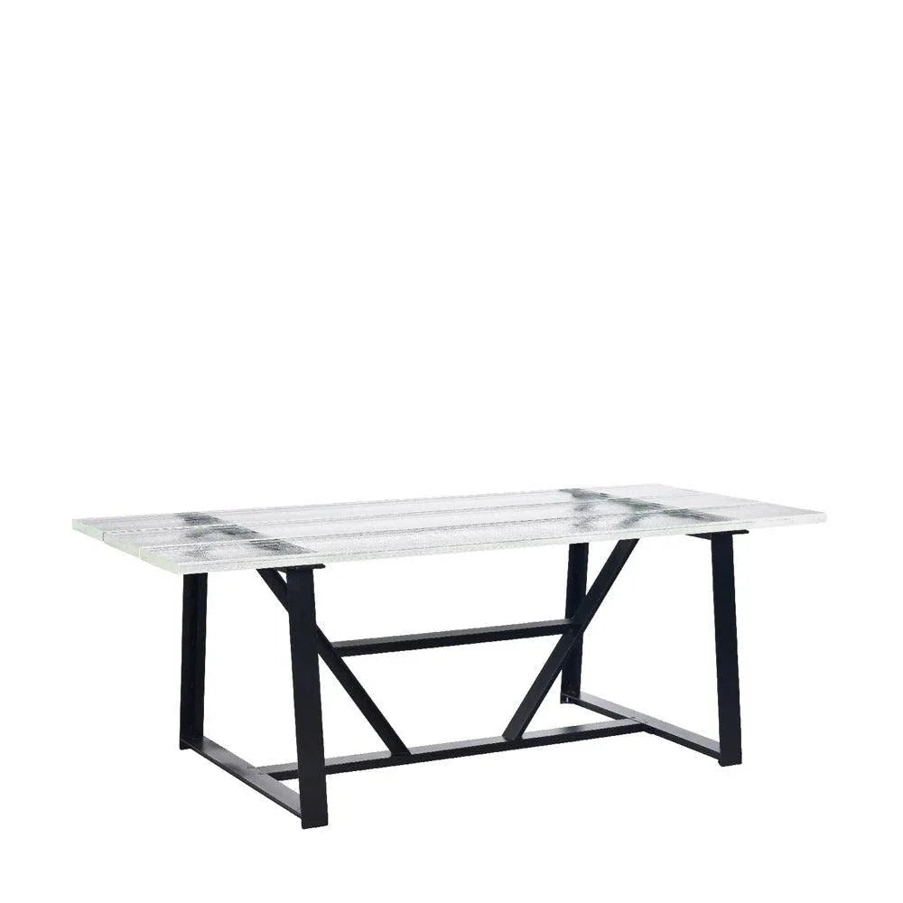 Timothy Oulton - EXPO Timothy Oulton ICEBERG Esstisch mit 6 MIMI Stühlen - 1000003489801 | Homestorys