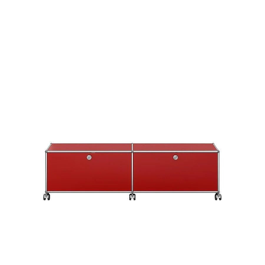 USM Haller - Lowboard M61 - QS M61 USM Rubinrot | Homestorys