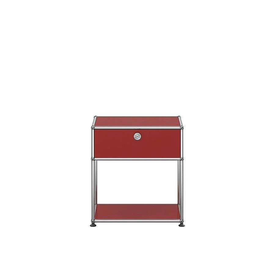 USM Haller - Nachttisch M54 - QS M54 USM Rubinrot | Homestorys