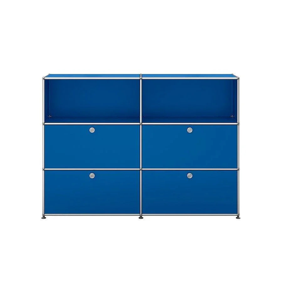 USM Haller Sideboard M64 in leuchtendem Enzianblau – farbiger Akzent für kreative und moderne Raumkonzepte