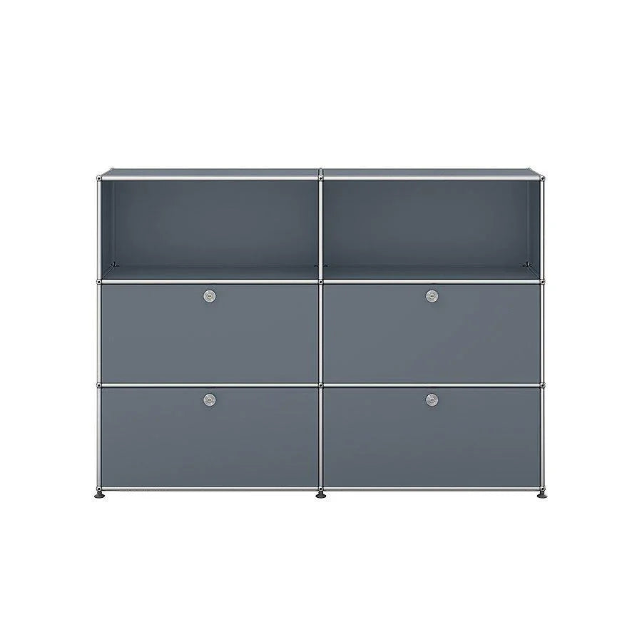 USM Haller M64 in Mittelgrau – modernes Sideboard mit klarer Formensprache für vielseitige Einrichtungsstile