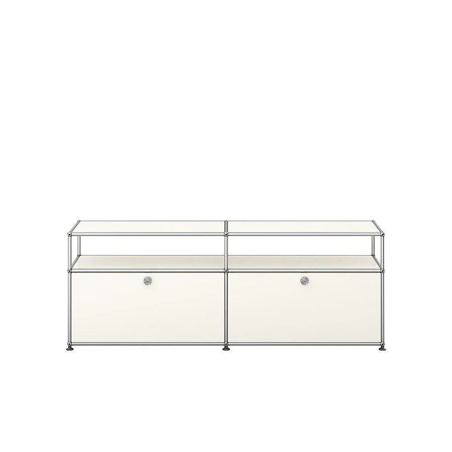 USM Sideboard O2 in Reinweiß – minimalistisches, elegantes Stauraummöbel mit klarer Linienführung für moderne Wohn- und Arbeitsräume im reduzierten Farbkonzept