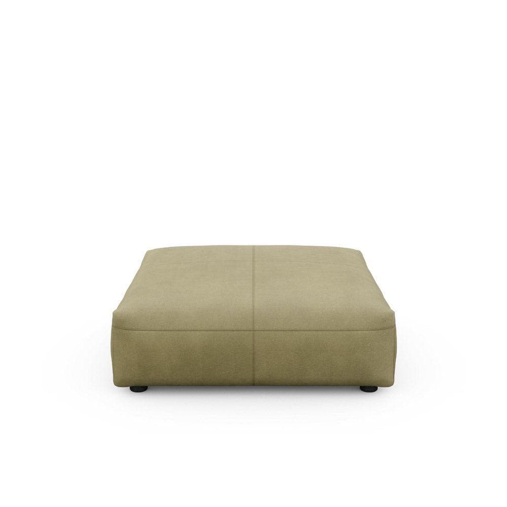 Leder-Sofaelement 105x105 cm in Olive von Vetsak – modular, hochwertig & ideal für Wohn- und Loungebereiche