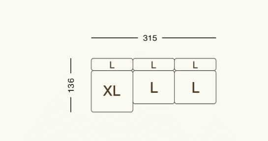 Vetsak - Modulares Sofa SET 04 -  | Homestorys