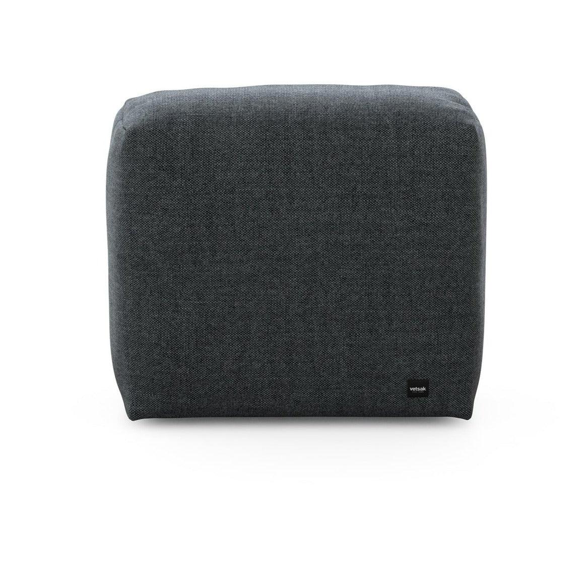Vetsak Seitenteilmodul PIQUE 63x31 in Dark Grey – wetterbeständiges Sofaelement mit klarer Form in Anthrazitton