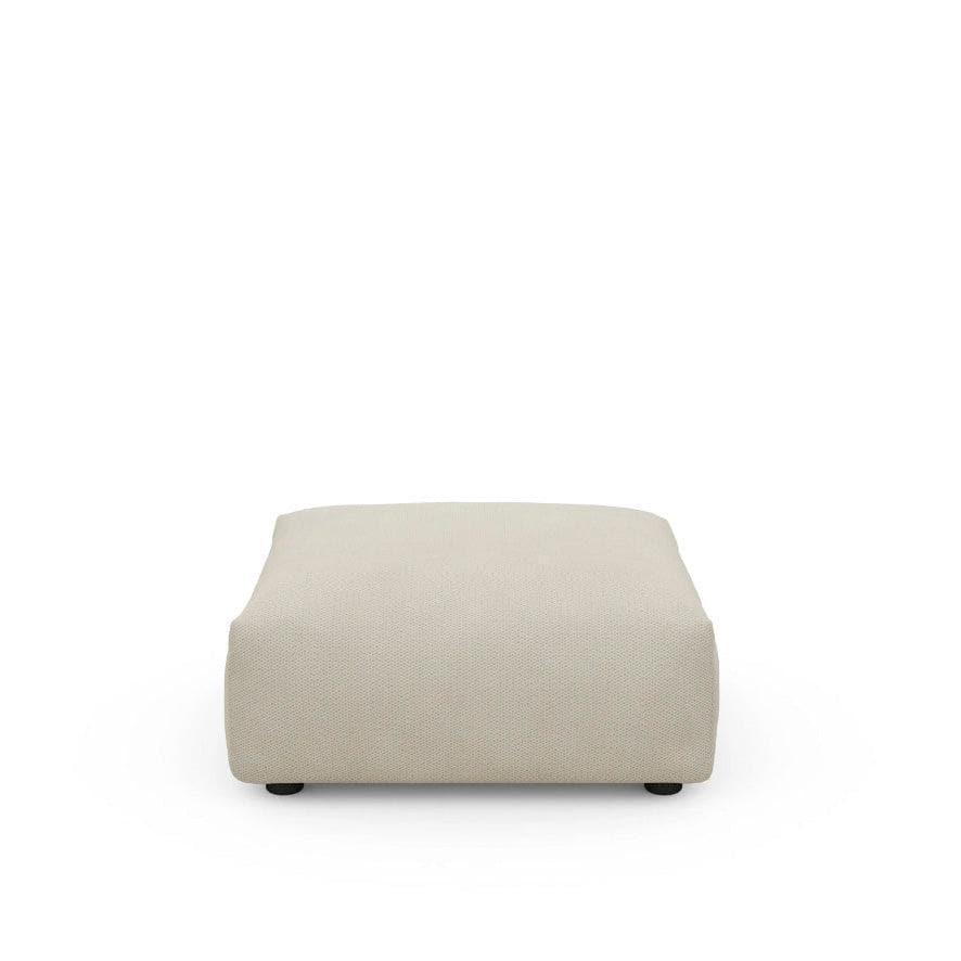 Modulares Sofa Element PIQUE 84x84 cm in Beige von Vetsak – wetterfestes Lounge-Modul für stilvolle Outdoor- und Wohnbereiche