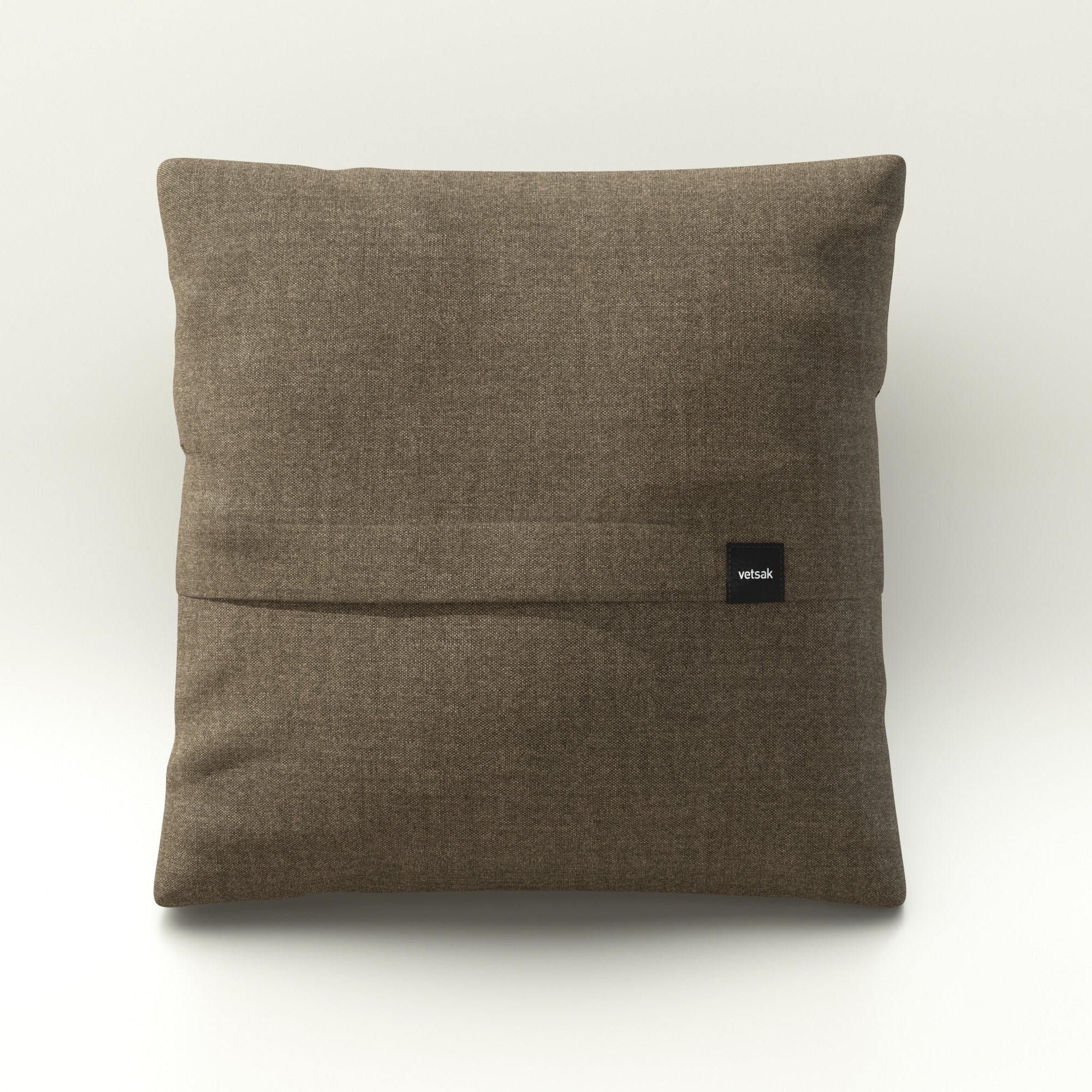 Big Pillow von vetsak im Stoff Taupe – langlebiges Kissen für Balkon, Terrasse oder Garten