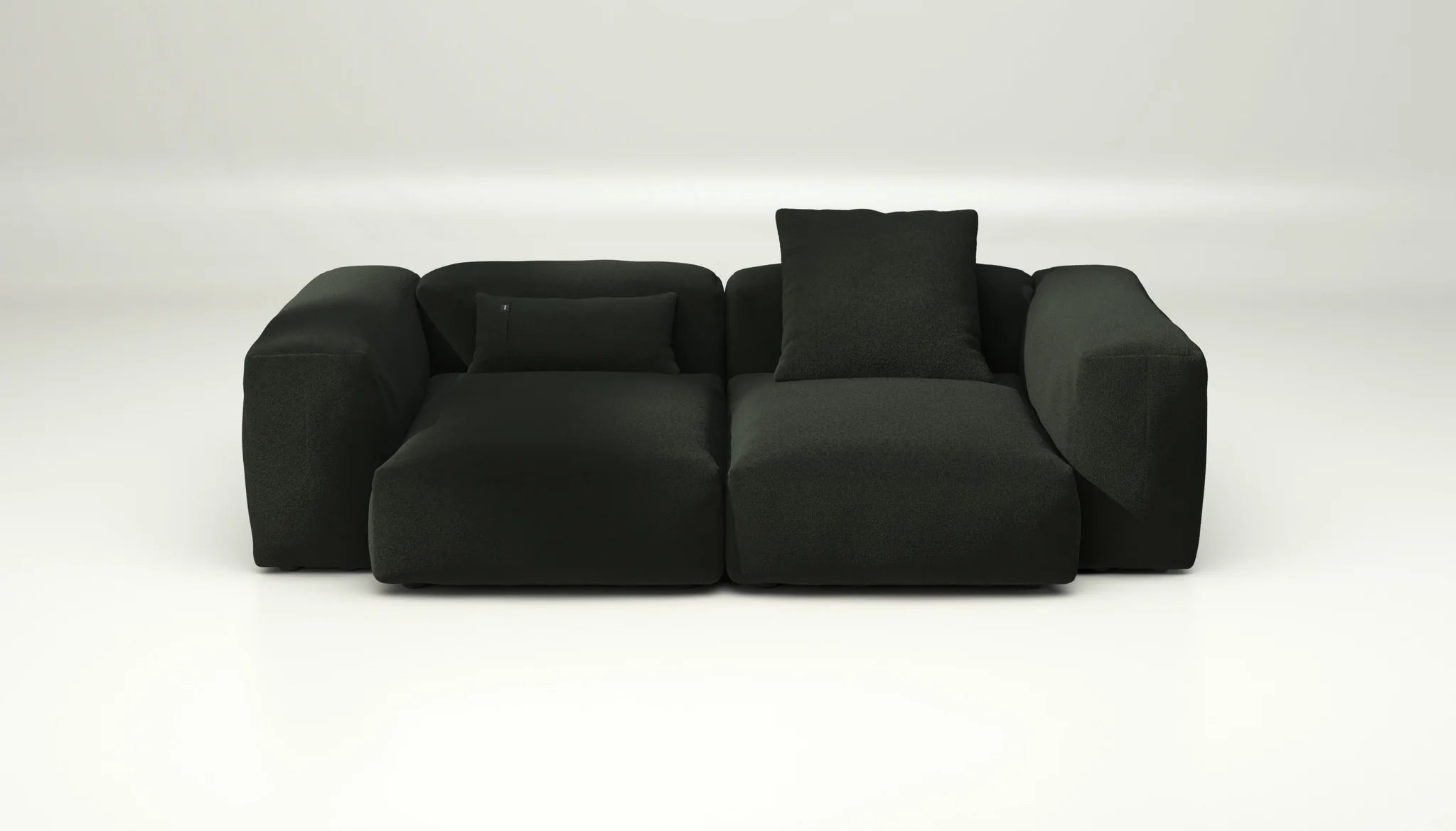 Loop Loop Mousse Sofa mit Kissen – Vetsak SET 02 M für luftiges, helles Raumgefühl