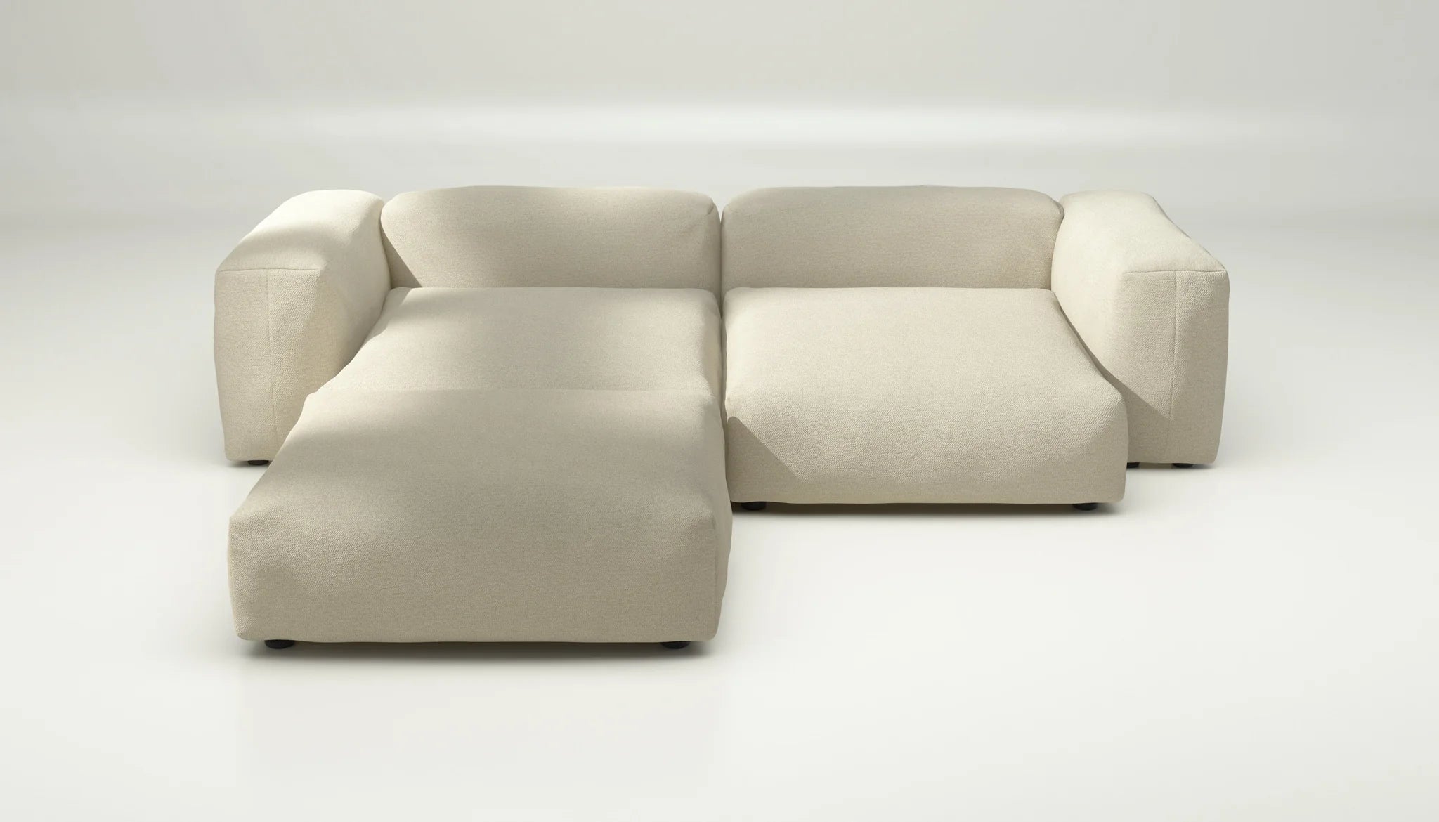 SET 03 Sofa Vetsak Duna – harmonisches Lounge-Modul in Sandfarbe
