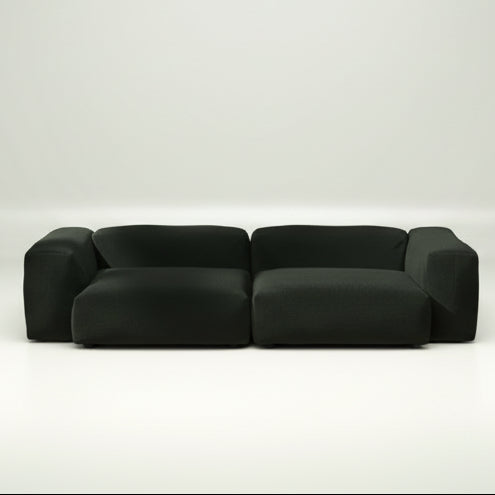 Sofa SET 02 L von vetsak mit Stoff Loop Loop in Mousse – organisches Design trifft natürliche Farbwelt