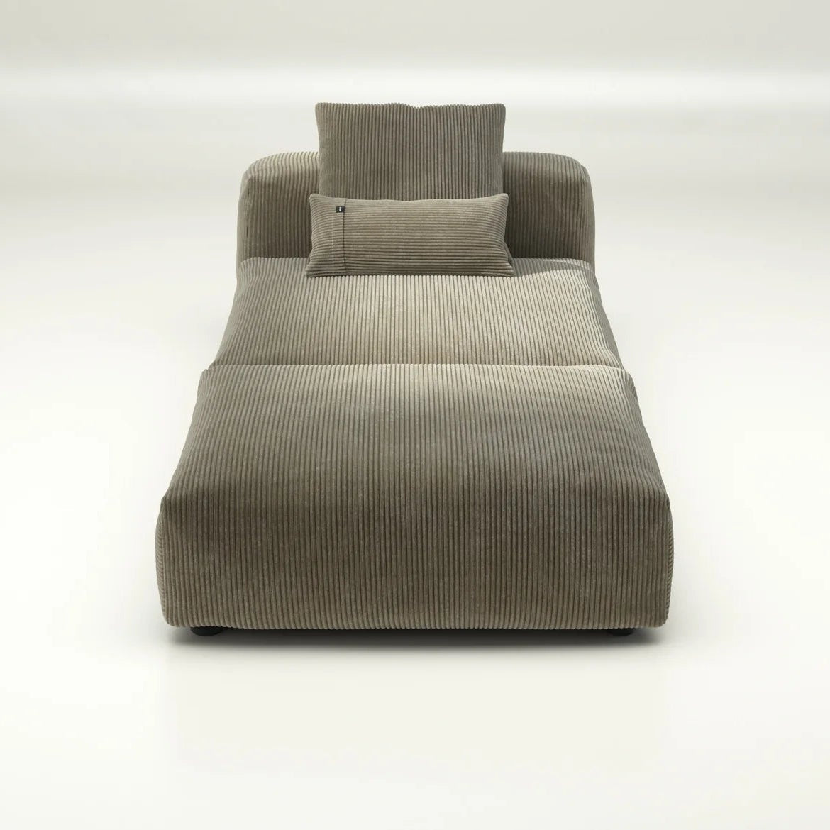 Sofa Set 07 Cord Velour Khaki mit Kissen – einladendes, modulares Sofa von Vetsak