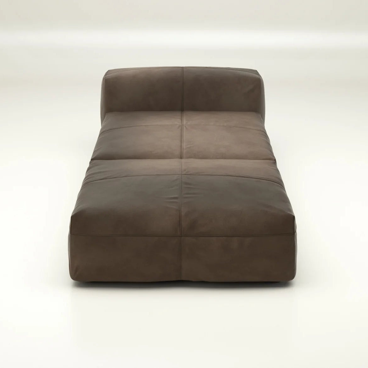 Sofa Set 07 Leder Cacao von Vetsak – warmes, tiefbraunes Ledersofa ohne Kissen