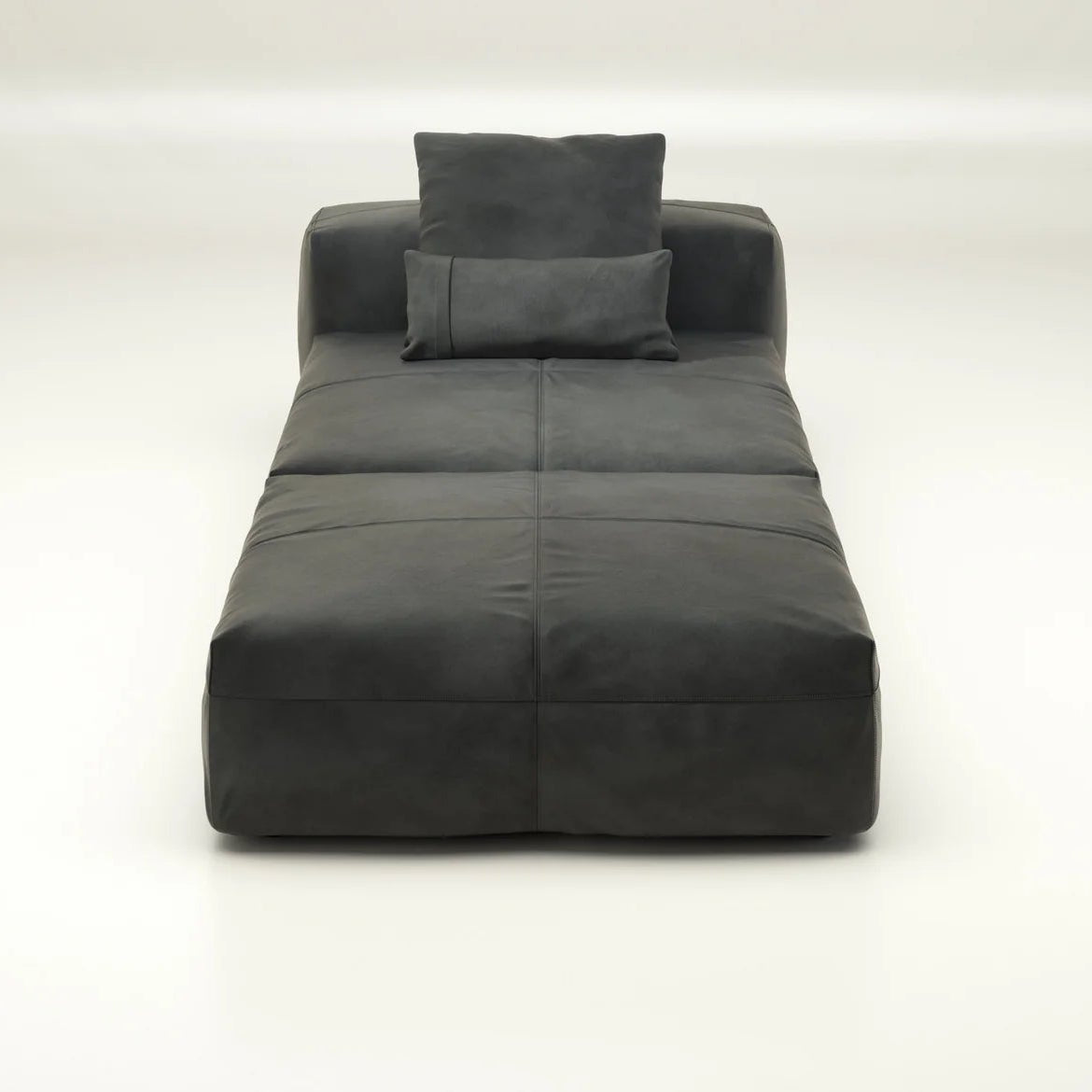 Sofa Set 07 Leder Dark Grey mit Kissen – modernes Vetsak Sofa mit edler Haptik