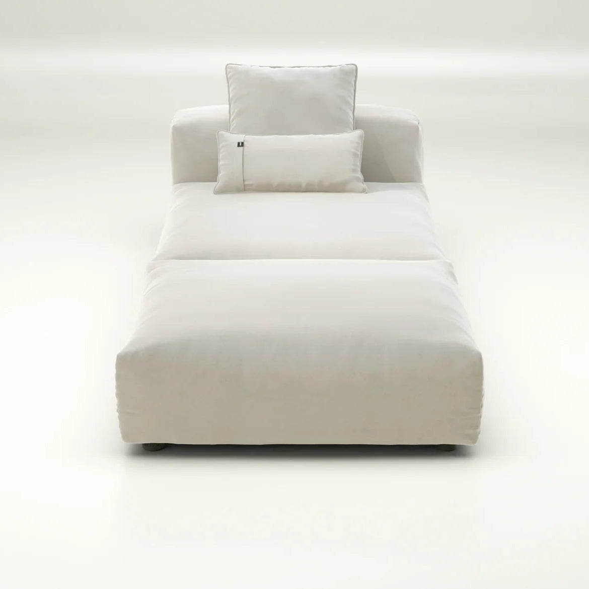 Suave Pearl Sofa Set 07 mit Kissen – modernes, gemütliches Sofa in elegantem Weiß