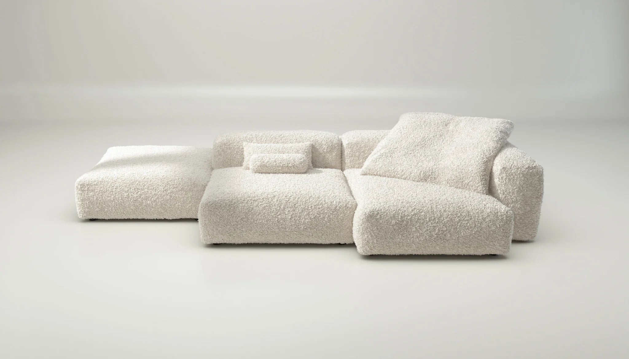 Sofa Set 09 Vetsak Doodle Creme mit Kissen – softes Beige für dein Wohnzimmer