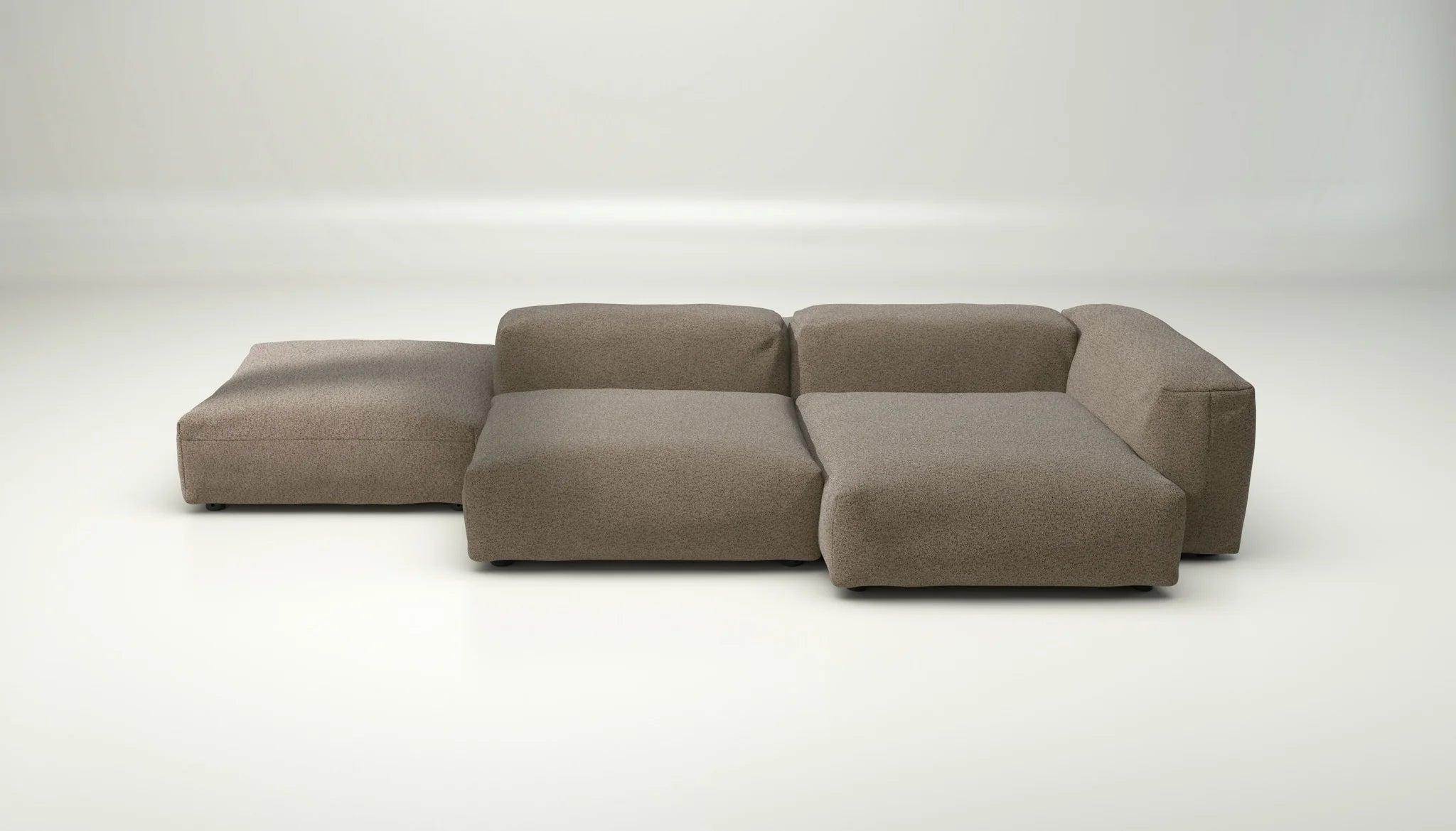 Vetsak Sofa Set 09 Loop Loop Taupe – ruhiger Erdfarbton mit edler Textur, ohne Kissen