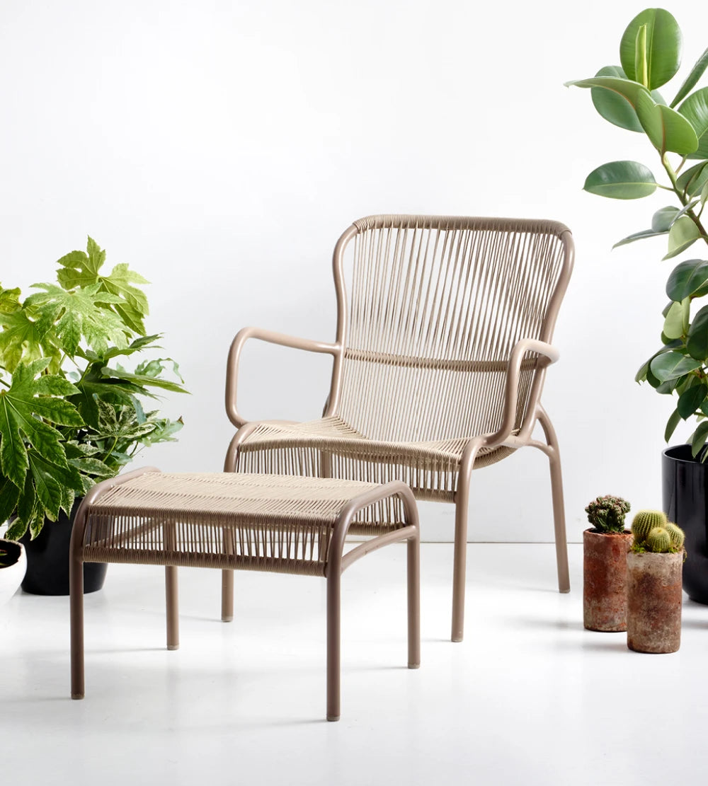 Vincent Sheppard LOOP Fußhocker mit LOOP Loungesessel
