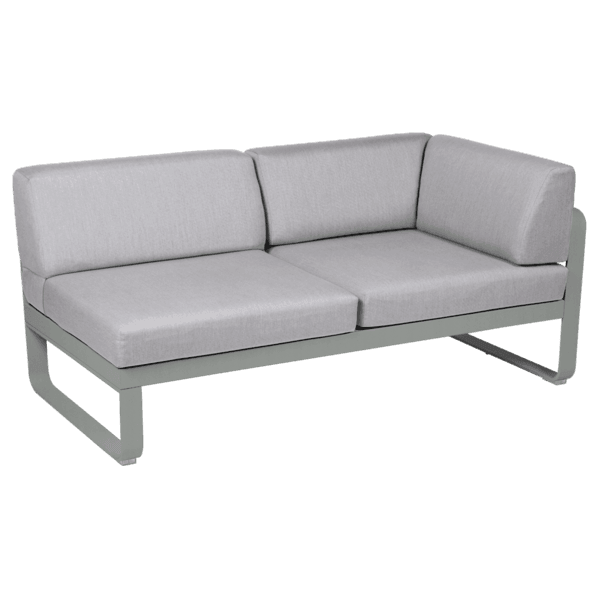 2-Sitzer Eckelement BELLEVIE mit Seitenkissen - Rechts | Fermob | Homestorys