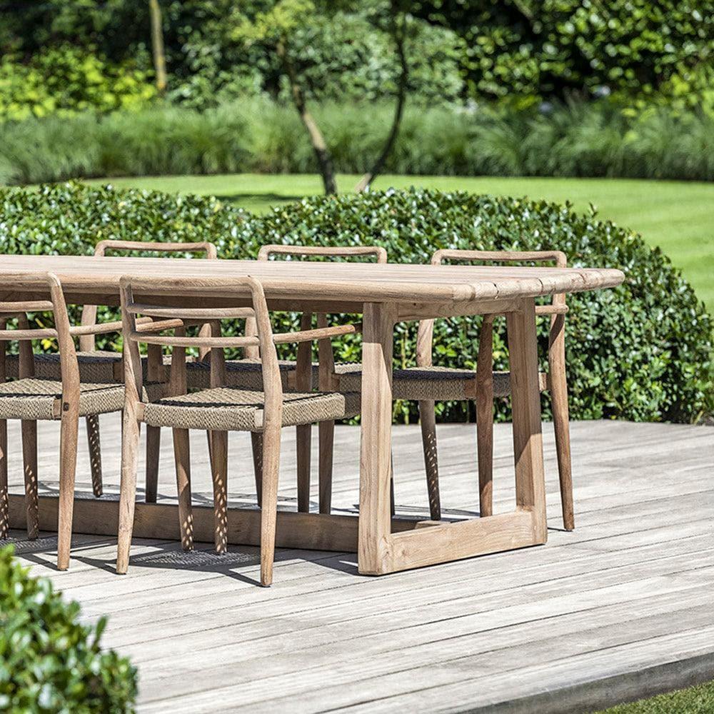 Gartentisch DENNIS _ Gommaire _SKU G343L-RECT-NAT