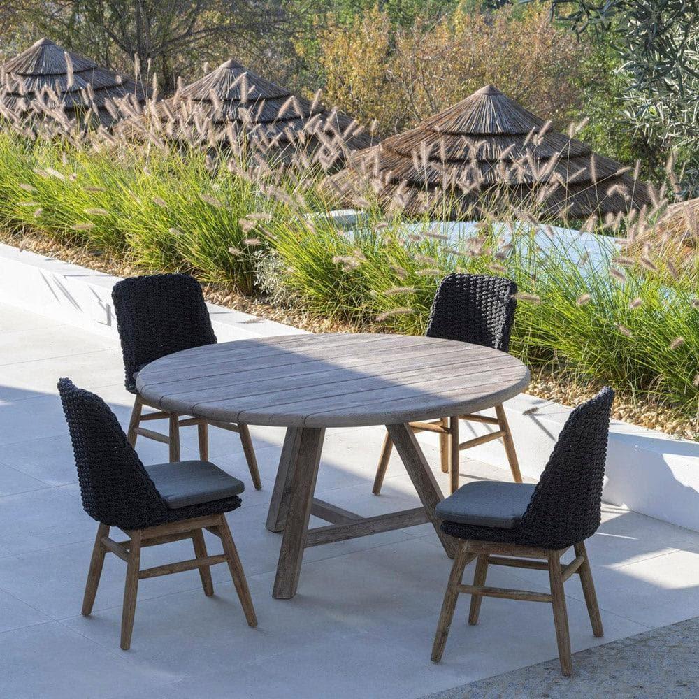 Gartentisch ANTON - Ø120 _ Gommaire _SKU G193S-NAT