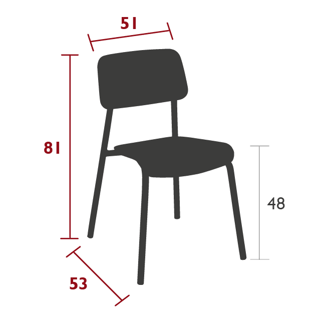 Gartenstuhl STUDIE _ Fermob _SKU 691145