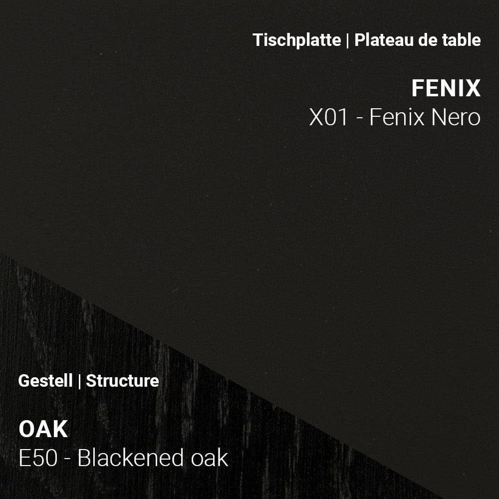 Esstisch TRAVA T2000 - Fenix & Eiche _ Mobitec _SKU T2000-E50-X01-120