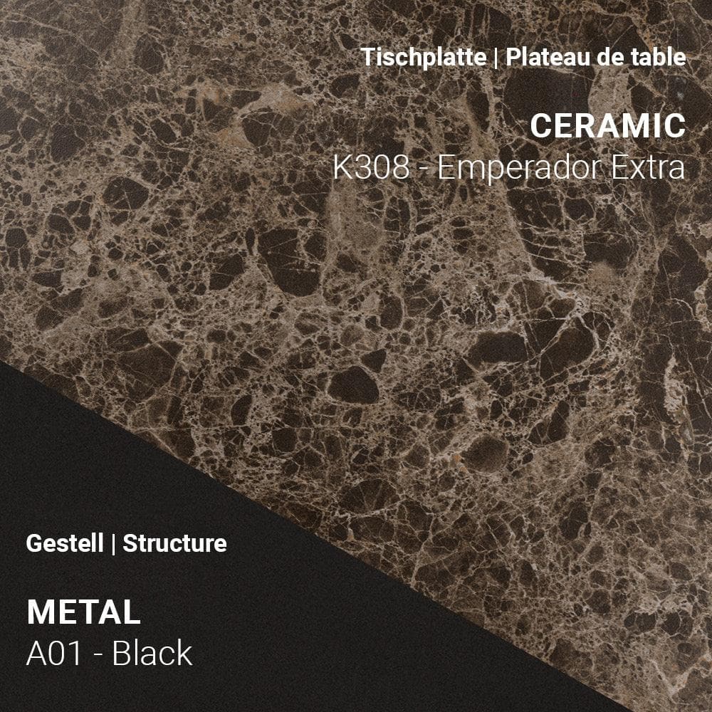 Ausziehtisch TERRA T0401 - Keramik _ Mobitec _SKU T0401-K308/A01_90x160/260