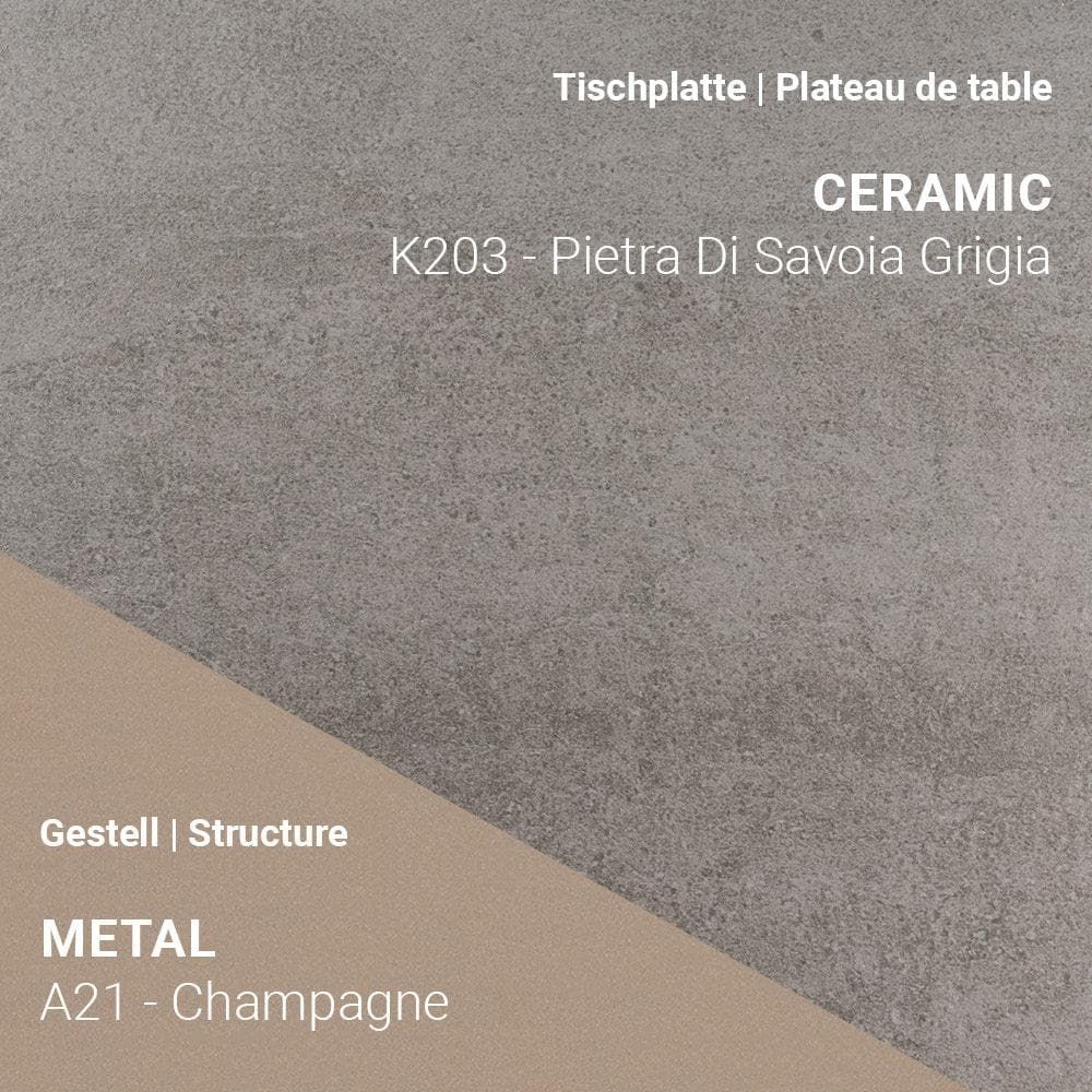 Ausziehtisch TERRA T0401 - Keramik _ Mobitec _SKU T0401-K203/A21_90x160/260