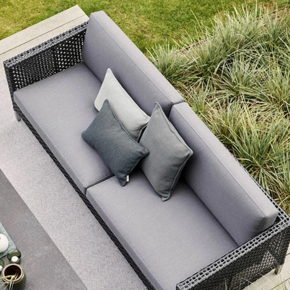 Gartensofa CONNECT Anthrazit - 3-Sitzer - Original Homestories