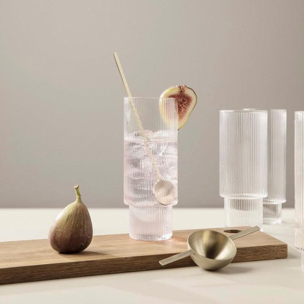 Ferm Living RIPPLE Longdrink-Gläser (4er Set) - Original Homestories