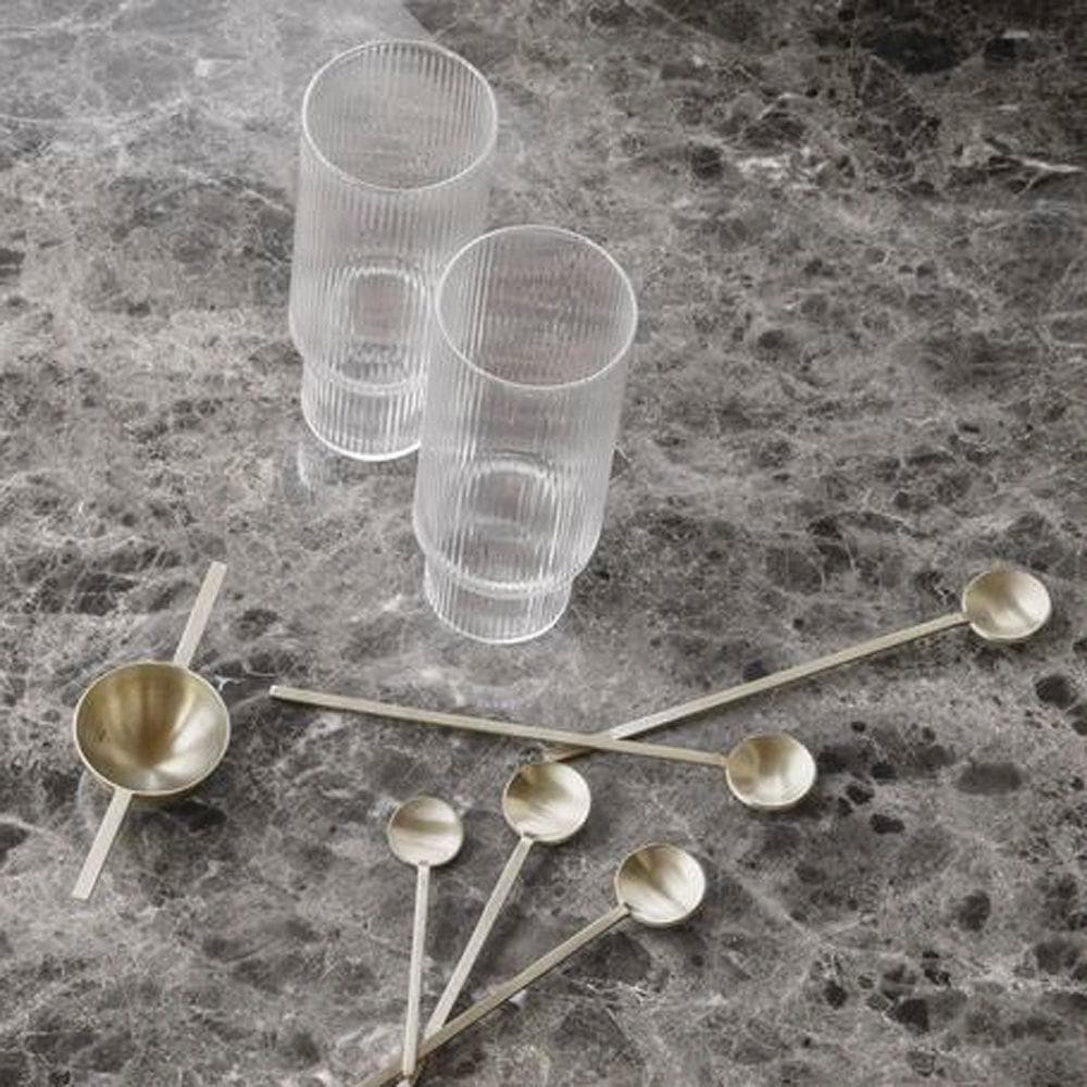 Ferm Living RIPPLE Longdrink-Gläser (4er Set) - Original Homestories