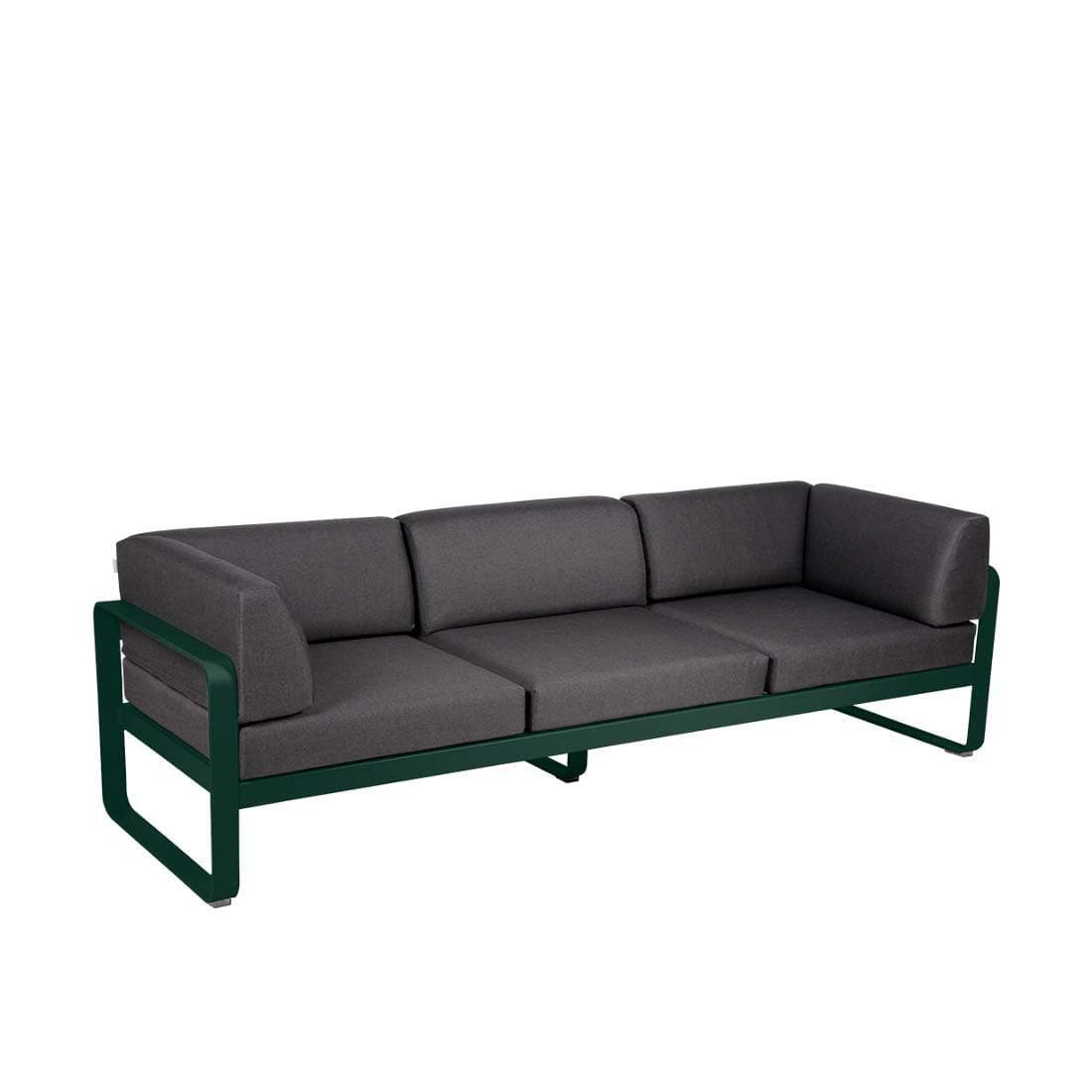 Gartensofa BELLEVIE - 3-Sitzer mit Seitenkissen - Original Homestories