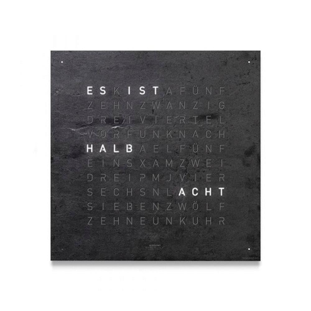Wanduhr EARTH 45 Creator's Edition - Metamorphite | Qlocktwo | Homestorys