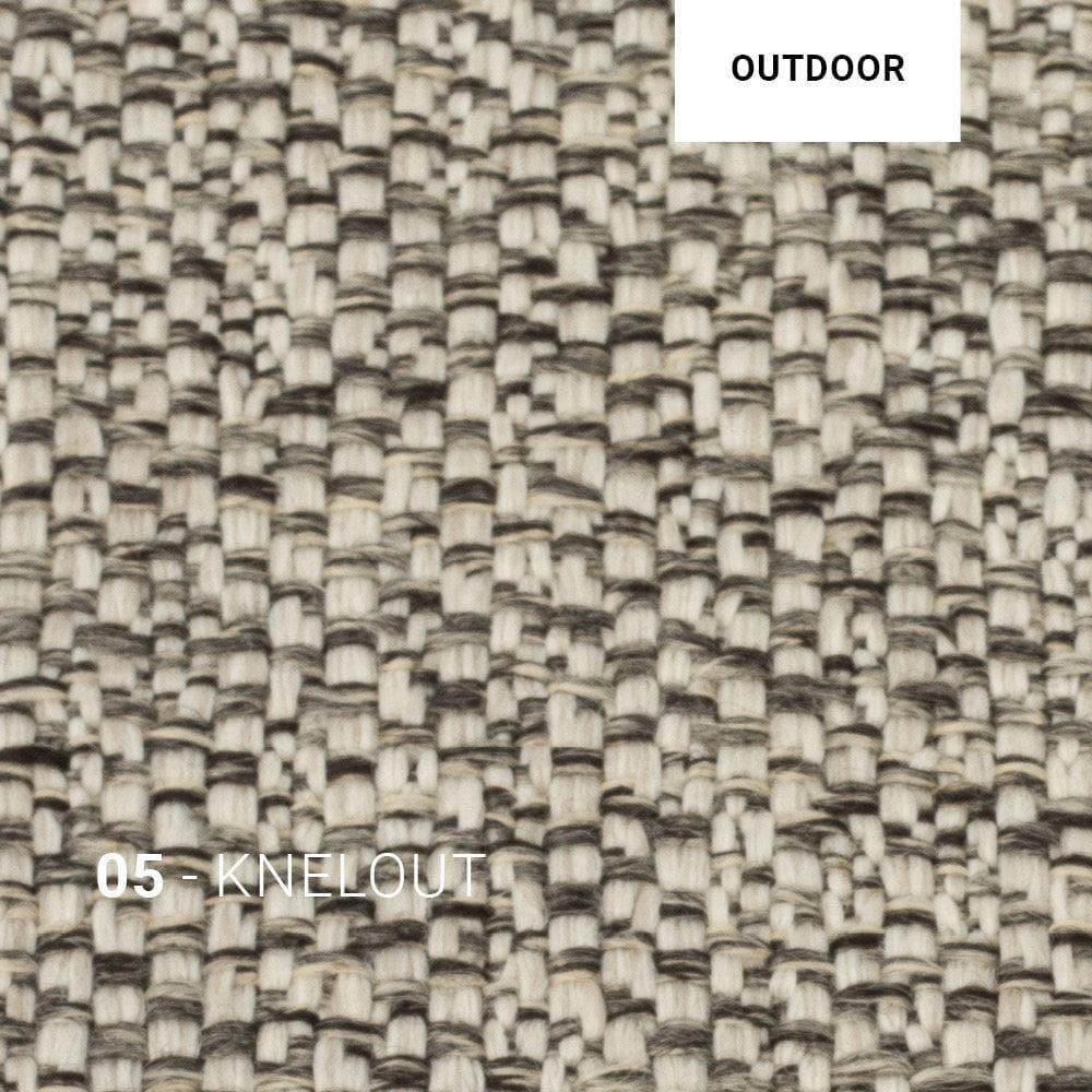 Sandfarbener Stoff 05 KNELOUT – wetterfester Outdoorbezug für die Gommaire Sonnenliege SUNNY BED COPENHAGUE, natürlich elegant und pflegeleicht