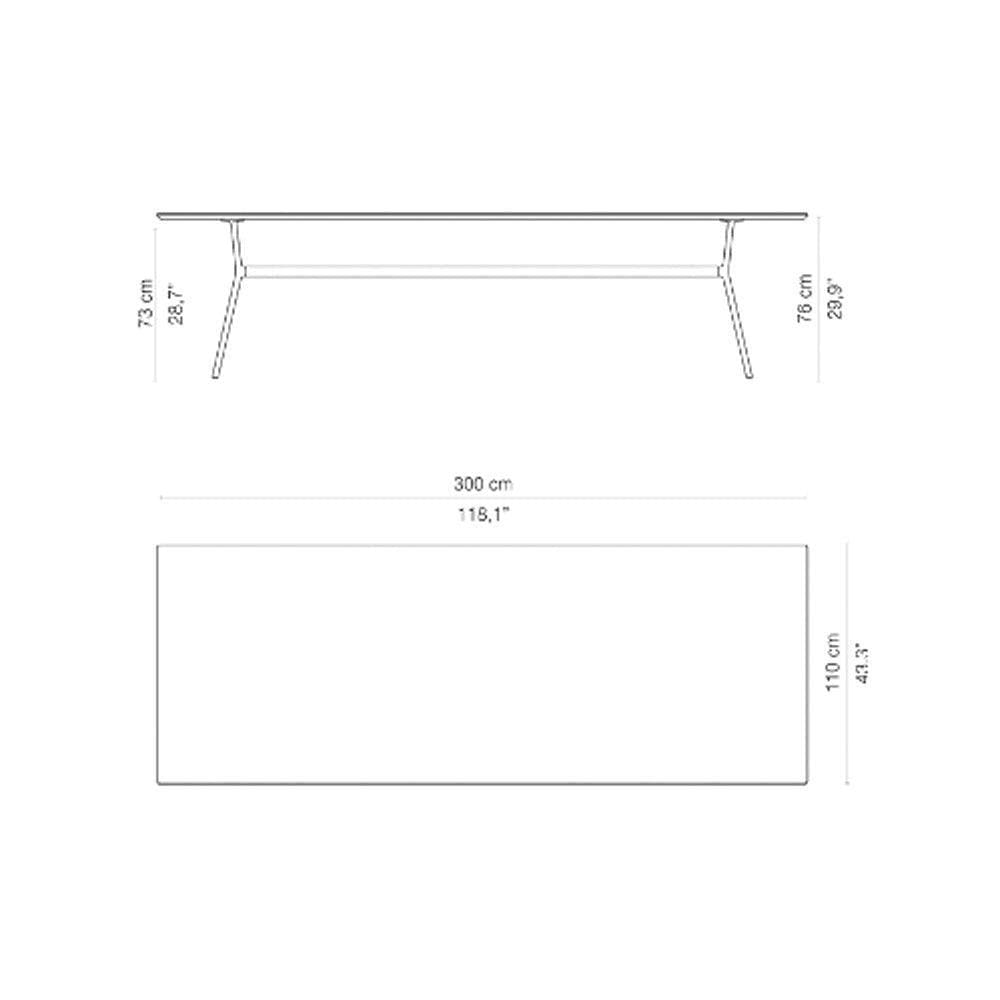 Tribù BRANCH Esstisch 300cm - Original Homestories