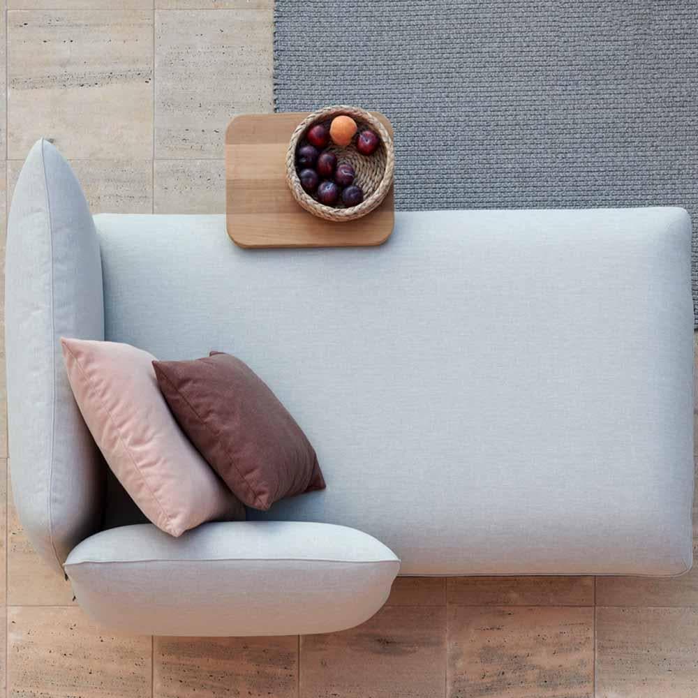 Tribù SENJA Sofa Meridienne rechts - Linen/Teak - Original Homestories