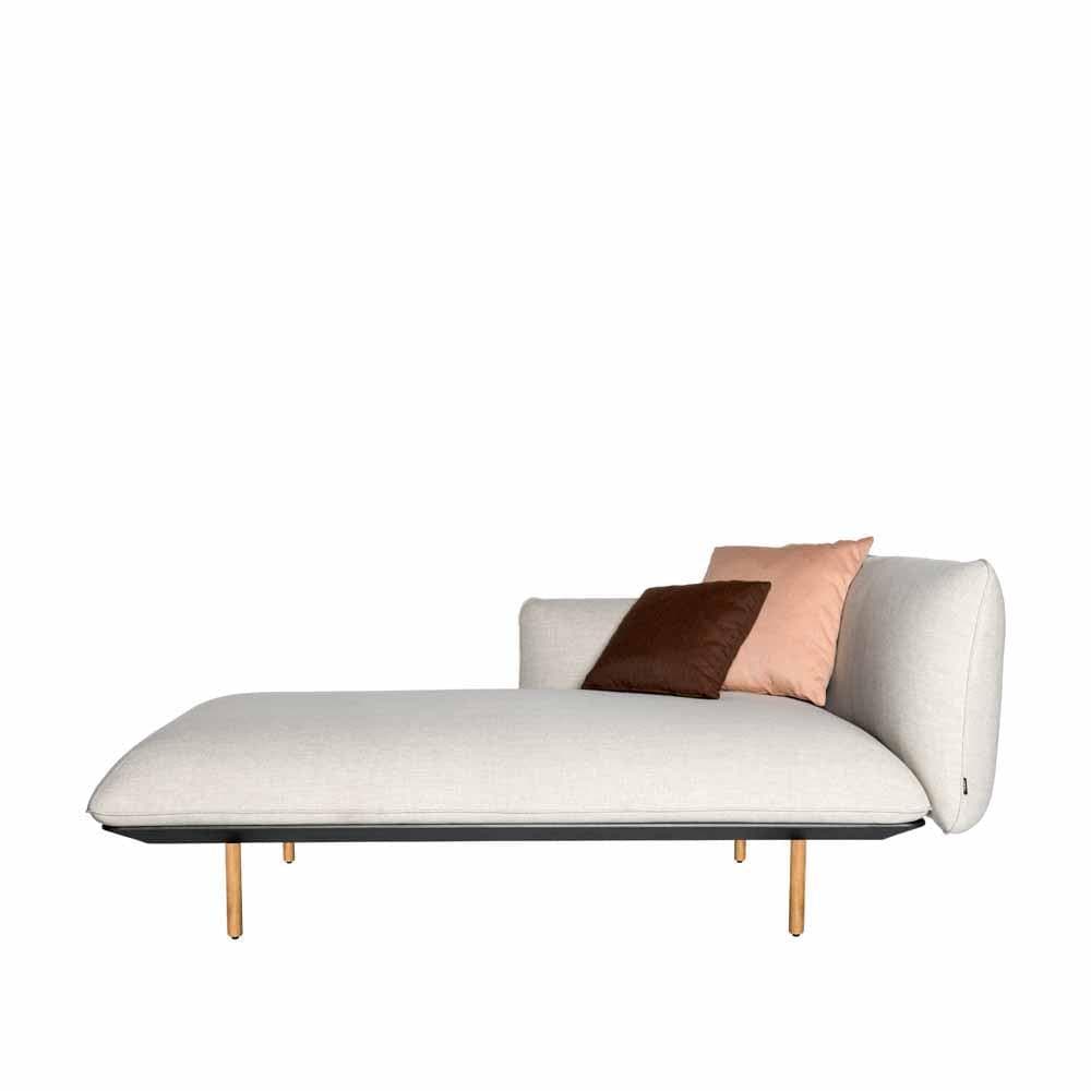 Tribù SENJA Sofa Meridienne rechts - Wengé/Teak - Original Homestories