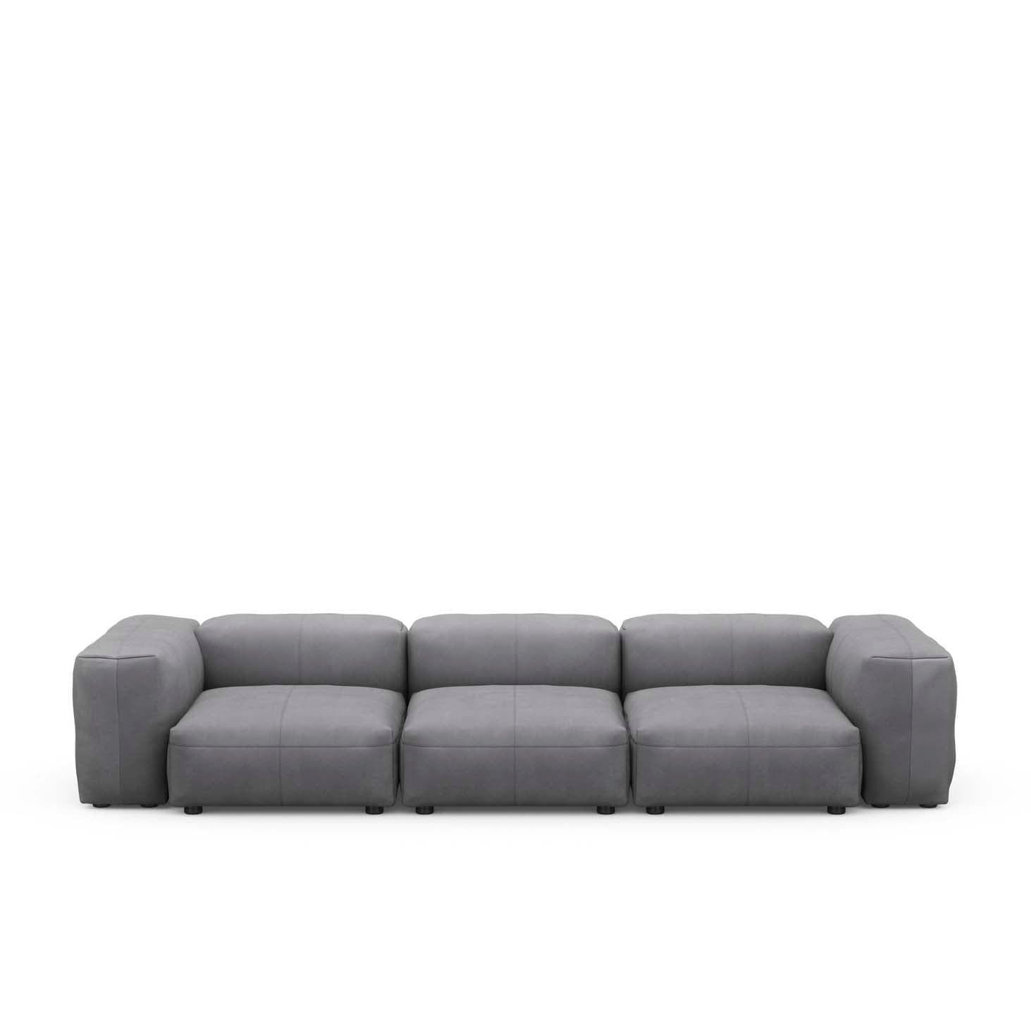 Modulares Sofa S Leder - 3-Sitzer - Original Homestories