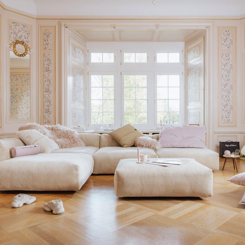 Modulares Sofa Element Cord Velours - 105x84 | Vetsak | Homestorys