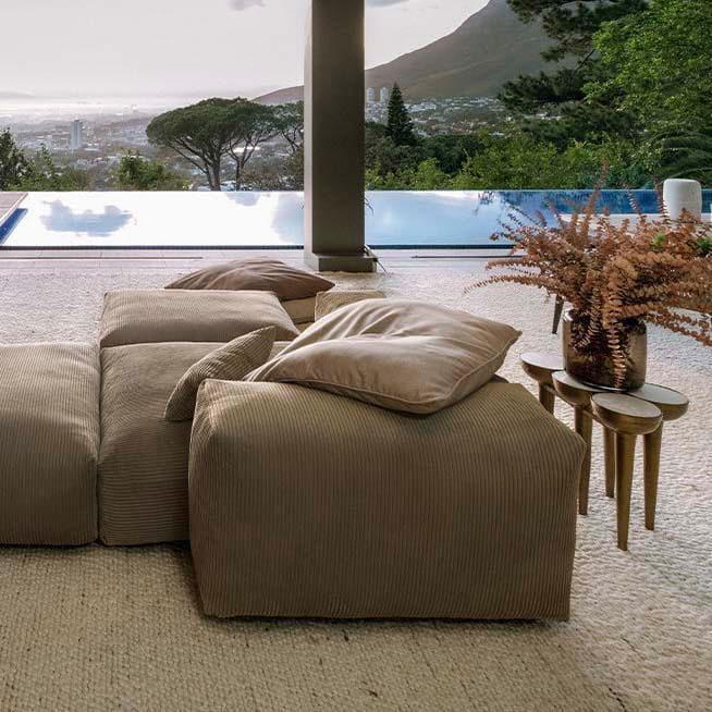 Modulares Sofa Seitenteil Cord Velours - 84x31 | Vetsak | Homestorys